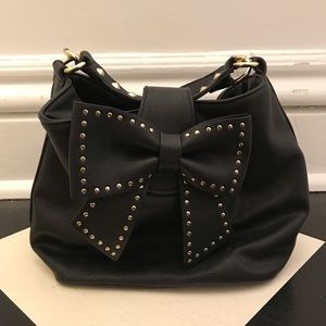 Super fun Betsey Johnson bag with big bow detail